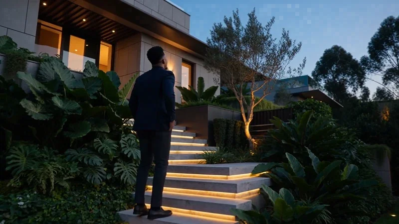 Karim at home in Nairobi